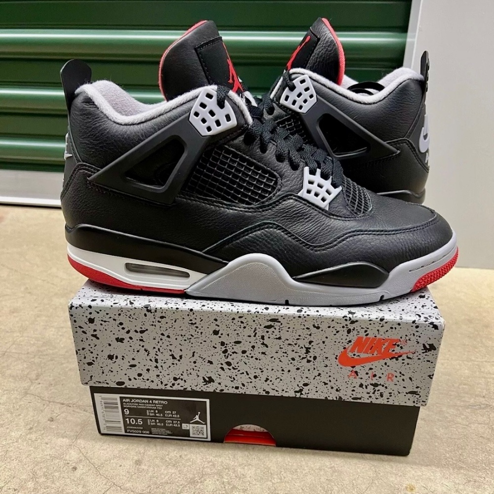 Air Jordan 4 Retro BRED Reimagined US 9 Men’s